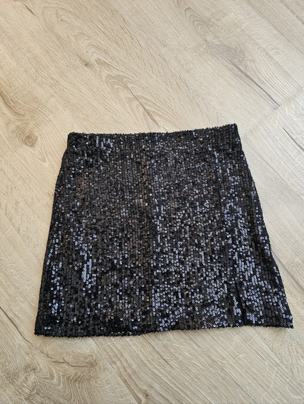 Art Class Girl Black Sequin Mini Skirt - Classic Party Style Size S(6)